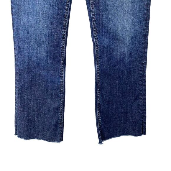 J. Crew 9" demi-boot crop jean in Dark Worn wash Sz 25 Item AB376 - Picture 5 of 10
